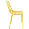 Leisuremod Modern Devon Aluminum Chair, Yellow, 4PK DC23Y4 - alternate 4