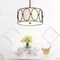 Jonathan Y Violetta 3-Light 19" Metal LED Pendant, Oil Rubbed Bronze/White JYL9008B - alternate 4