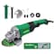Wrightmaster 7.64A Corded 6 in. Angle Grinder with Double Lock Pins, Locked Speed Switch, Multifunctional&Compact ZR-AG-150A - alternate 1