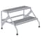 Vestil Aluminum Step Stand, 2 Step, Welded, 2 Steps, 20 Overall Height, Aluminum, Silver SSA-2W - alternate 3
