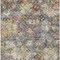 Homeroots 5' X 8' Gold Blue And Brown Floral Washable Indoor Outdoor Area Rug 604151 - alternate 3