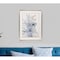 Homeroots Royal Blue I Framed Art Silver Picture Frame Print Wall Art 474081 - alternate 2