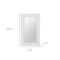 Homeroots 15" White Wood Floating Bathroom Vanity 571355 - alternate 5