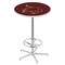 Holland Bar Stool Co 42" Chrome Texas State Pub Table, 36" dia. Top L216C4236TexsSt - alternate 1