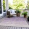 Homeroots 9' X 12' Purple And Lavender Ombre Washable Indoor Outdoor Area Rug 595833 - alternate 3