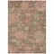 Homeroots 3' X 5' Brown Tan And Terra Cotta Floral Washable Indoor Outdoor Area Rug 604108 - alternate 5