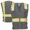Dome75 DYNAMIC Enhanced Visibility Identification HiVis Contrast Mesh Safety Vest DV2183 - alternate 4