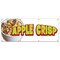 Signmission Apple Crisp Banner Concession Stand Food Truck Single Sided B-96 Apple Crisp19 - alternate 1