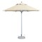 Homeroots 13ft Ecru Polyester Round Market Patio Umbrella 491978 - alternate 2