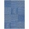 Homeroots 10' X 14' Navy Blue And Ivory Geometric Washable Indoor Outdoor Area Rug 600761 - alternate 3