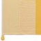 Homeroots 50" X 60" Yellow Woven Cotton Striped Throw Blanket with Tassels 516600 - alternate 2
