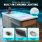 Kplunge 67in 1-Person Mono-Jet All-in-One Cold Plunge Ice Bath/Hot Tub Built-in Chiller/Heater, Chestnut CP-CH6732N - alternate 4