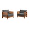 Alaterre Furniture Alaterre Barton Set of 2 Outdoor Patio Chairs with Cushions Natural Furniture Design 80-BARTON-CH2-G - alternate 1