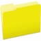 Pendaflex File Folders 8-1/2" x 11", 1/3-Cut Tab, Yellow, 100PK PFX15213YEL - alternate 1