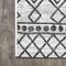 Jonathan Y Kafel Tribal Bohemian Ivory/Black 4 ft. x 6 ft. Indoor/Outdoor Area Rug SMB130E-4 - alternate 4