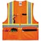 Ergodyne Two-Tone Safety Vest S/M Class 2 X-Back Back 8235ZX - alternate 2