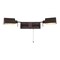 Jonathan Y Arlo 54" 2-Light Farmhouse Industrial Double Swing Arm Iron LED Wall Sconce w/Pull-Chain USB Chargin JYL6016A - alternate 3