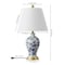 Jonathan Y Grace 24" French Country Cottage Ceramic/Iron Floral Urn LED Table Lamp, Blue/White JYL3009B - alternate 6