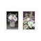 Homeroots Set Of Two Lilac and Wild Plum Bouquet White Framed Print Wall Art, 2PK 407994 - alternate 1
