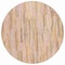 Homeroots 8' Pink And Beige Round Striped Washable Indoor Outdoor Area Rug 609050 - alternate 5