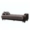 Homeroots 89" Gray Chenille Convertible Futon Sleeper Sofa And Toss Pillows With Storage 607145 - alternate 7