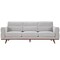 Homeroots 93" X 37" X 36" Light Taupe Polyester Sofa 374001 - alternate 1
