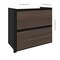 Bestar Connexion 34W Add-On Lateral File Cabinet, Antigua & Black 93620-000052 - alternate 3