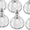 Homeroots Set of Six Clear And Silver Round Cut Crystal Salt and Pepper Shakers 375762 - alternate 2
