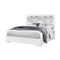 Global Furniture Usa Contemporary Naomi Silver Marble King Bed With Led NAOMI-SILVER MARBLE-KB W/ LED - alternate 2