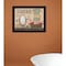 Homeroots Country Bath 10 Black Framed Print Bathroom Wall Art 415298 - alternate 2