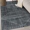 World Rug Gallery Bohemian Stripes Washable Non Slip Area Rug 3 ft x 5 ft Black WR73BLACK3X5 - alternate 1