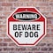 Signmission Warning Beware of Dog, 6 Inch X 6 Inch, Plastic Sign OC-P-6-49 - alternate 3
