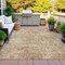 Homeroots 10' X 14' Taupe And Beige Abstract Washable Indoor Outdoor Area Rug 630554 - alternate 2