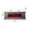 Lifesm 72-inch Media Fireplace with Faux Glass Beads in Black LDFP0009US-BLK - alternate 5