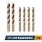 Powertec 1/2" & 3/8" Cobalt Drill Bits Assorted Size M35 HSS Jobber Length Twist Bits with 135 Deg Tip QDB2100 - alternate 1