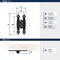 Amerock Non Self-Closing, Flush Colonial Black Hinge - 1 Pair BPR3404CB - alternate 2