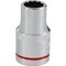 Channellock 1/2'' Drive 7/16'' 12-Point Shallow Standard Socket 333077 - alternate 1
