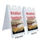 Signmission Breakfast Sandwich, A-Frame & 2 Decals Installed, Heavy-Duty Plastic Frame SBHD-D-2436-Breakfast Sandwich - alternate 4