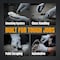 Powertec Cut-Resistant Work Gloves ANSI A5, Size L, Touchscreen-Compatible, Oil-Resistant Grip, 1 Pair 72376 - alternate 2