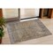 Homeroots 3' X 5' Brown And Ivory Abstract Washable Indoor Outdoor Area Rug 631083 - alternate 1