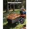Vevor Steel Dump Cart 17 Cu. Ft 600LB for ATV/UTV Trailer Tow Behind Heavy Duty BTC002E - alternate 3