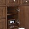 James Martin Vanities Vanity, without top, Mid-Century Walnut, 47.88 in W x 23.5 in D,  424-V48-M-WLT - alternate 3