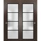 Sartodoors Sliding Closet Bypass Doors with Hardware Planum 2132 Solid Core Modern Interior PLANUM2132DBD-CA-36 x 80 (2* 18x80) - alternate 1