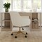 Martha Stewart Rayna Upholstered Office Chair in Off White/Polished Brass CH-220921-6-CR-GLD-MS - alternate 5