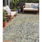 Homeroots 5' X 8' Olive Green And Gray Abstract Washable Indoor Outdoor Area Rug 631952 - alternate 1
