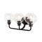 Jonathan Y Sandrine 26.25" 3-Light Iron/Seeded Glass Cottage Rustic LED Vanity Light, Oil Rubbed Bronze JYL7528A - alternate 6