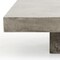 Homeroots 43" Gray and Dark Gray Concrete Square Block Coffee Table 283282 - alternate 3