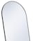 Homeroots 59" Black Metal Arch Wall Mounted Leaning Or Freestanding Framed Full Length Mirror 719129 - alternate 3