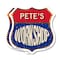 Signmission Pete's Workshop, 6 inch X 6 inch, Plastic Sign, 2PK SHI-P-2PACK-6-489-PETE - alternate 1