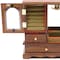 Homeroots Traditional Brown Mini Jewelry Armoire Storage Cabinet 475789 - alternate 2